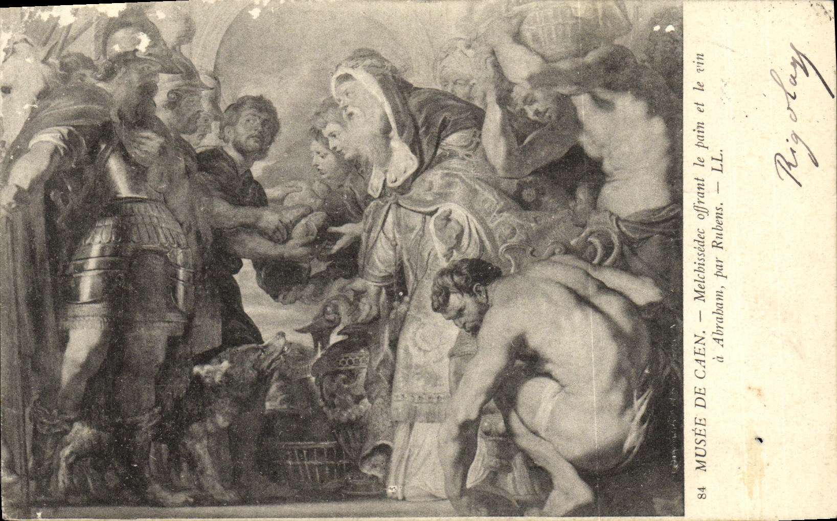 CPA Caen Rubens Melchissedec Offrant le Pain et le Vin a Abraham par Rubens