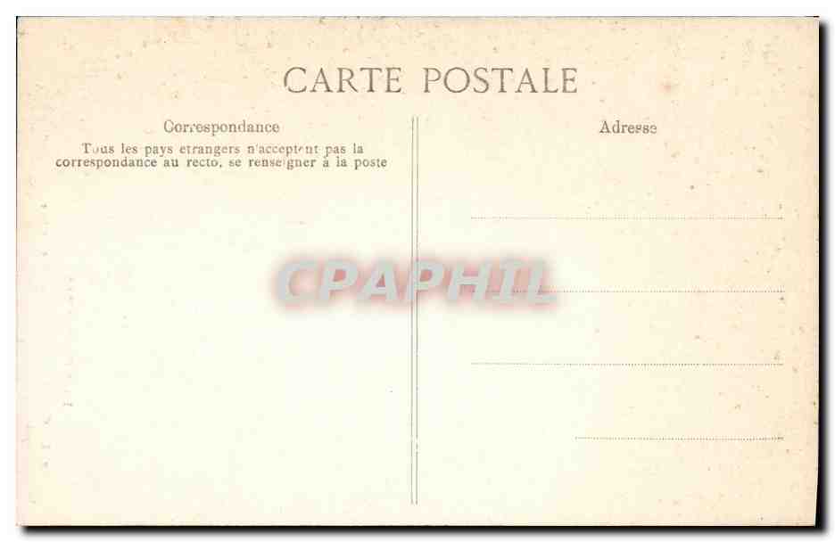 CPA Caen Musee des Antiquaires Malle royale — Rückseite