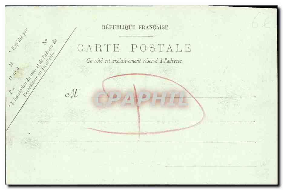 CPA Caen La Place de la Rpublique Le Concert Militaire — Rückseite