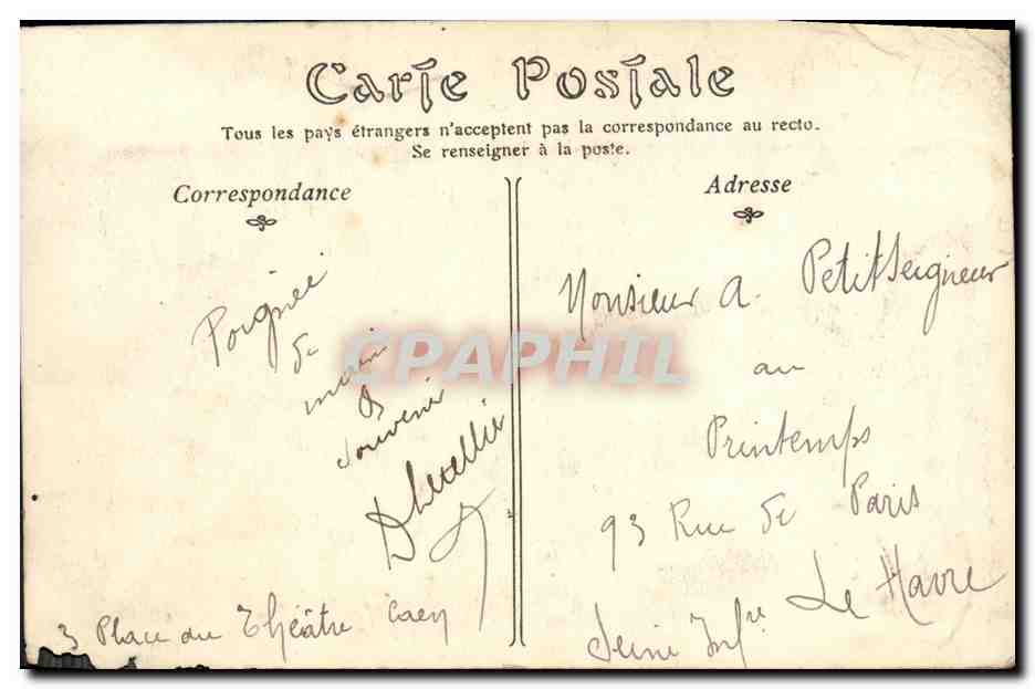 CPA Caen Musique Militaiire Place de la Republique — Reverso