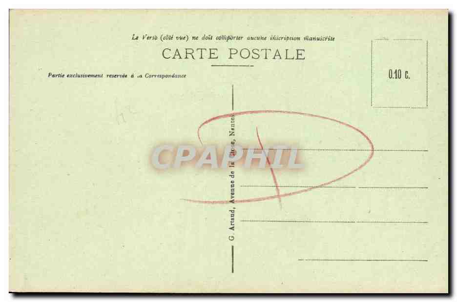 CAEN - Palais de Justice, style néo-grec - Un péristyle à colonnes — Rückseite