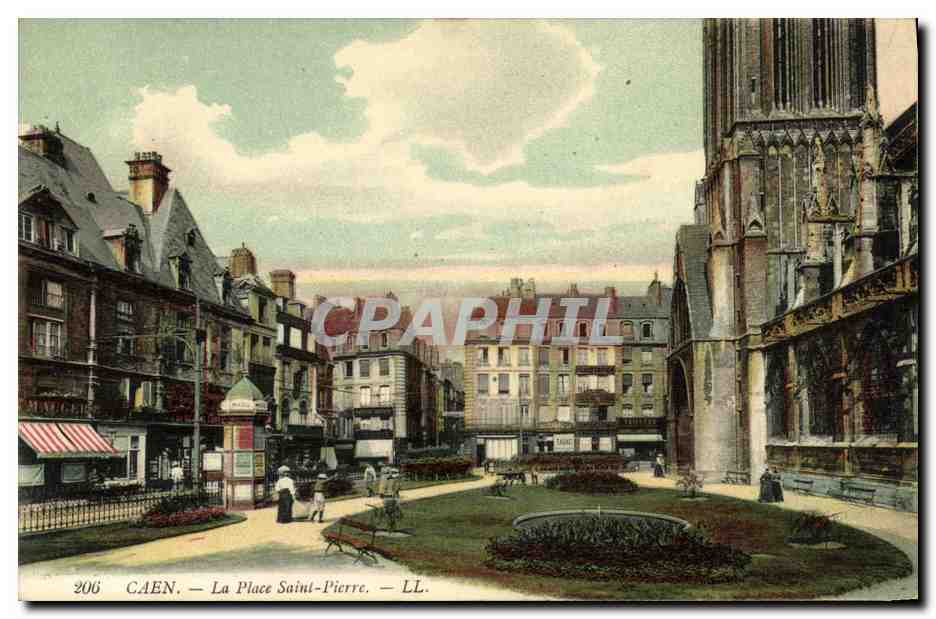 CPA Caen La Place Saint Pierre