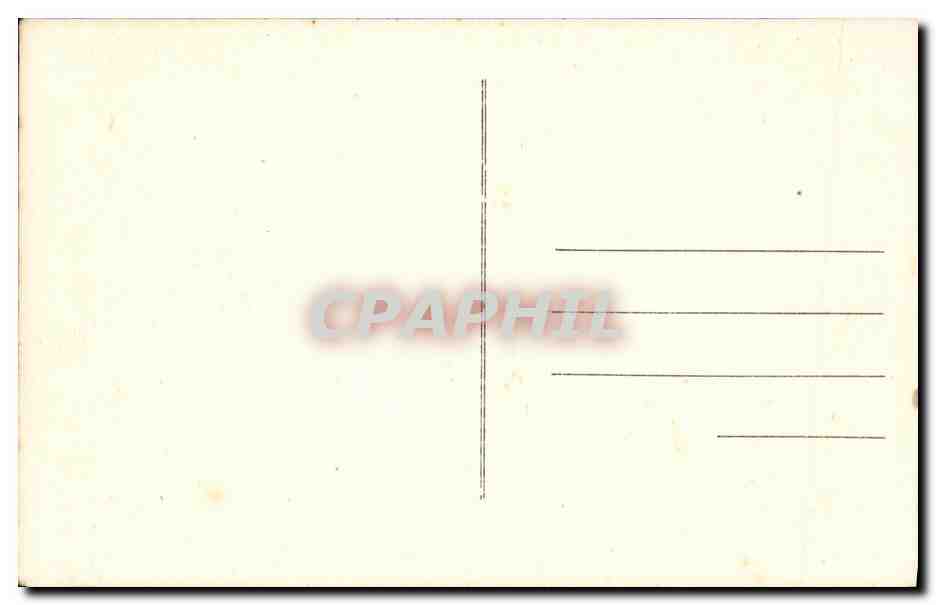 CPA Caen Place Marechal Foch Immeubles Beausejour — Verso
