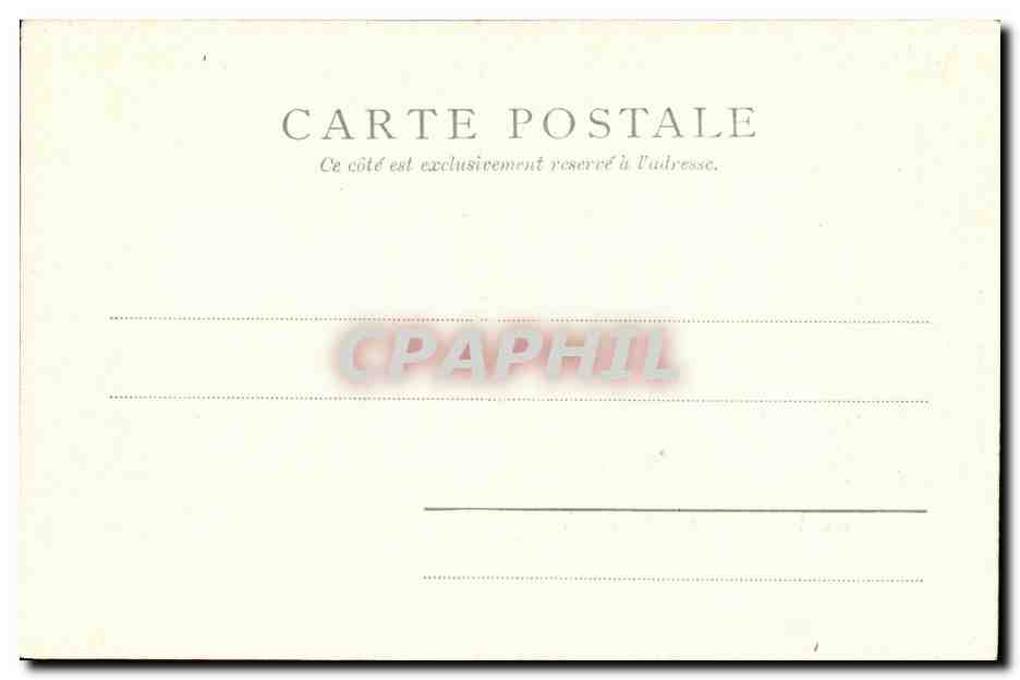 CPA Caen Place de la Republique et Hotel de Ville — Verso