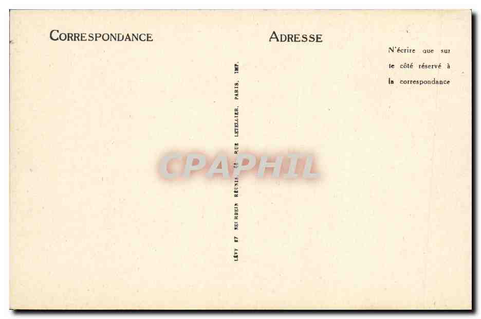 CPA Caen Place Alexandre III et la Rue Saint Jean Tramway — Rückseite