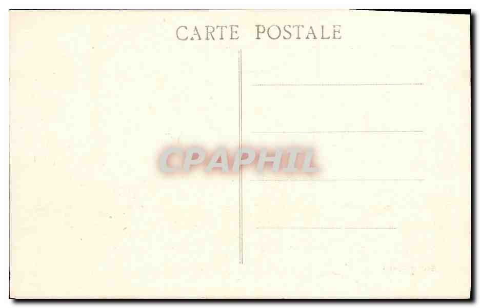 CPA Caen Place St Martin Statue de Duguesclin — Verso