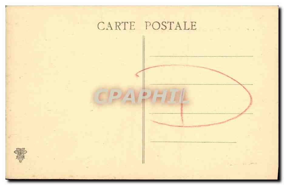 CPA Caen Place St Martin Statue de Duguesclin — Verso