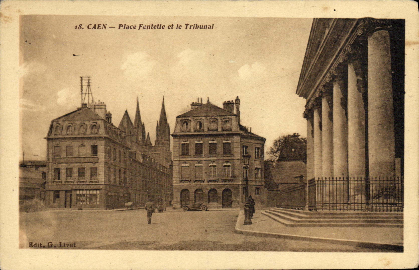 CPA Caen Place Fontelle et le Tribunal
