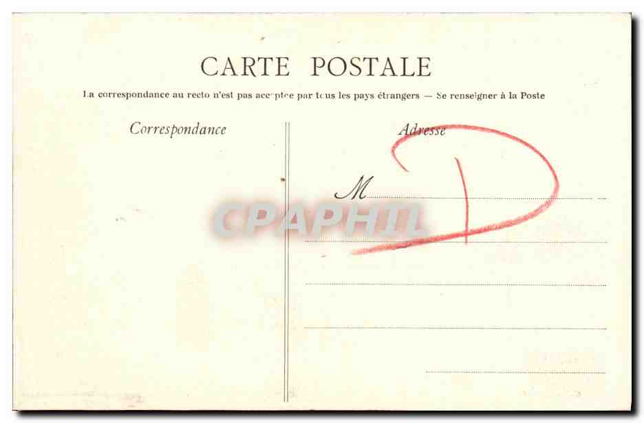 CAEN — Place de la Poissonnerie et la Tour Le Roi — Collection AD — Verso