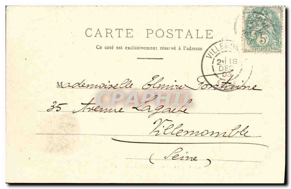 Caen — La Place Saint-Sauveur — L. D. — Verso
