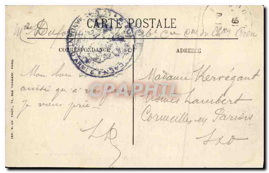 Caen — La Place Alexandre III et la Rue Saint-Jean — Édition des Nouvelles Galeries, N. G. — Reverso