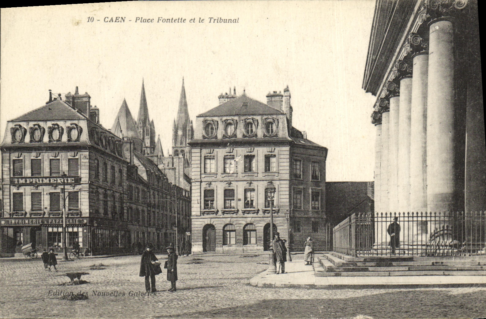 CPA Caen Place Fontette et le Tribunal