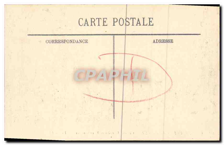 CPA Caen La Place Alexandre III Caserne Hamelin et Monument des mobiles — Verso