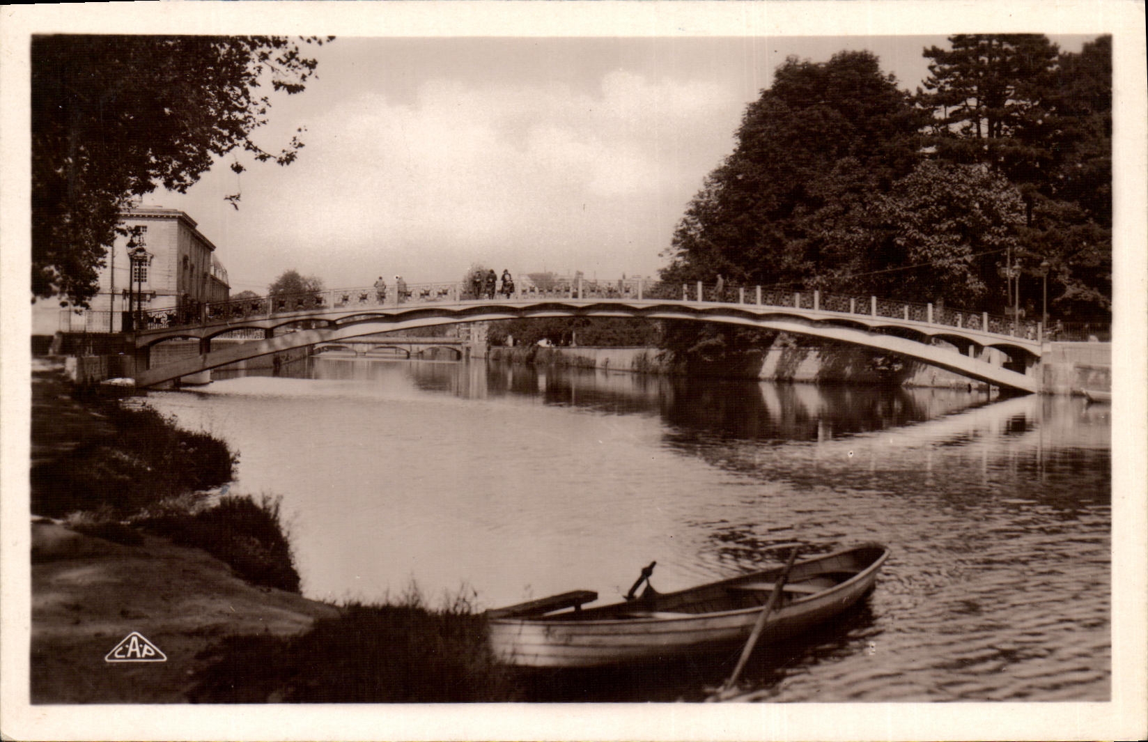 Pont sur l'Orne à Caen — éditeur L'AP