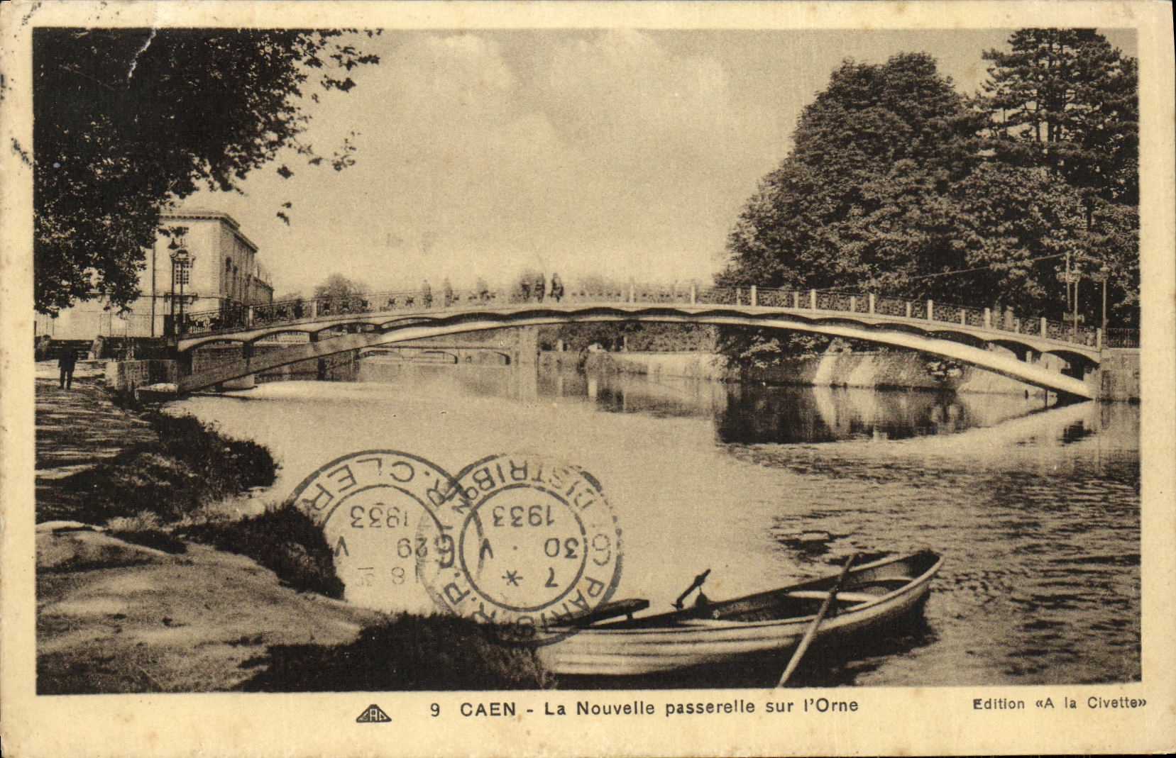CAEN - Die neue Brücke über die Orne — Ausgabe « A la Civette »