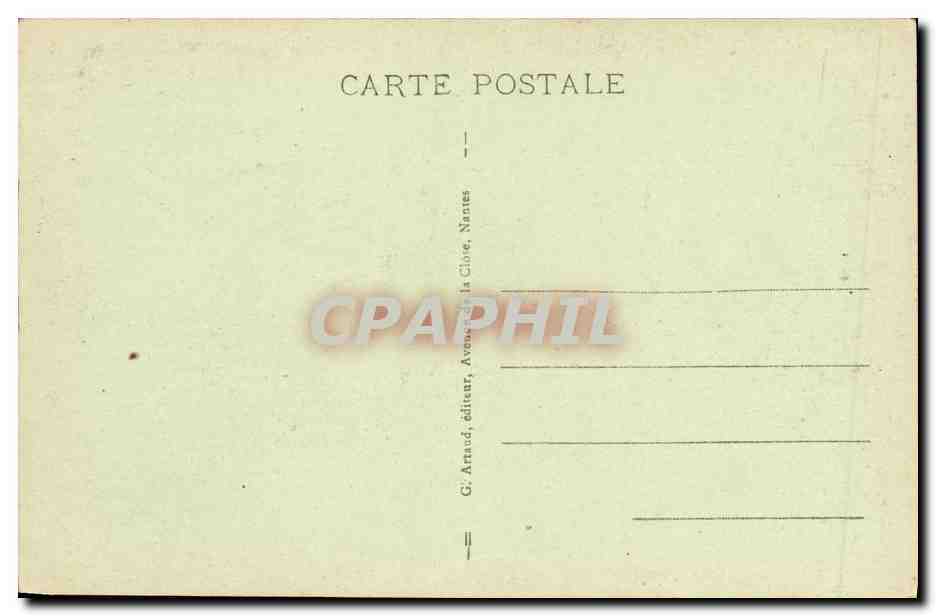 Caen - Nouveau Barrage — vue du barrage et des berges — G. Arnaud, Nantes — Verso