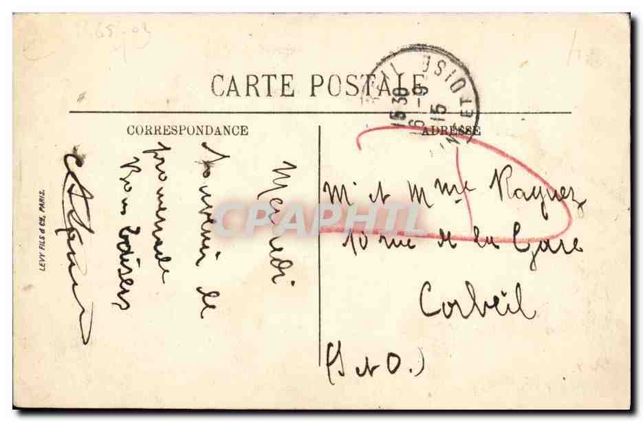 CAEN — Le Pont de l'Anneau — LL. — Reverso