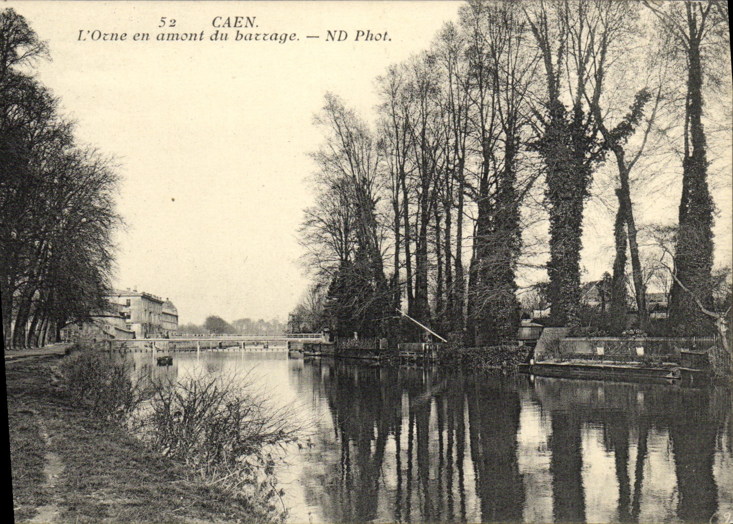 CPA Caen L Orne en Amont du Barrage