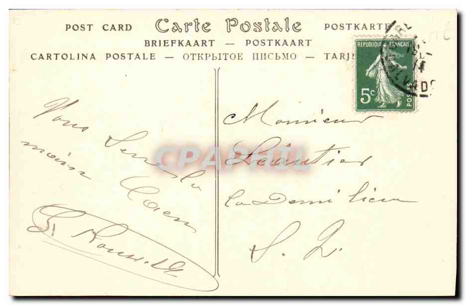 CPA Caen L Orne en Amont du Barrage — Verso