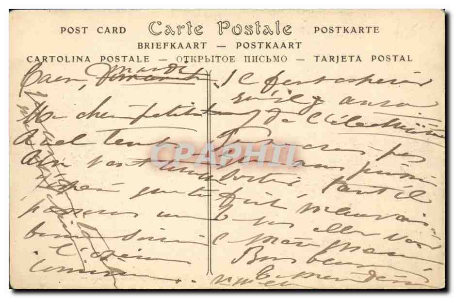 CPA Caen Le Barrage sur L Orne — Rückseite