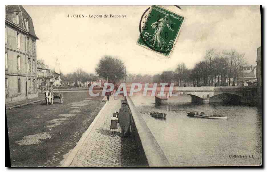 CAEN - Le pont de Vaucelles — Collection L.D.