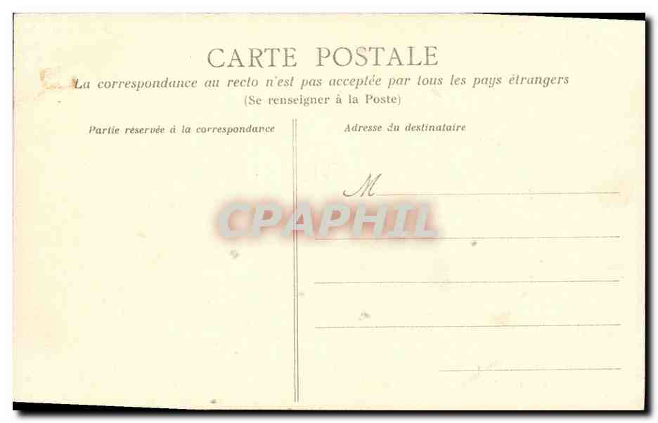 CPA Caen La Passerelle Vaucelles — Verso