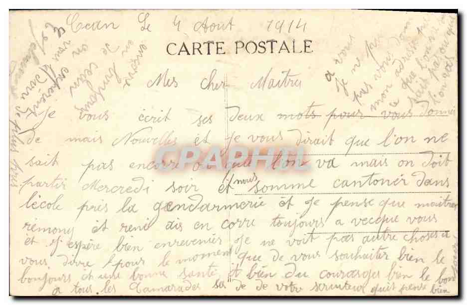 CPA Caen Bords de L Orne Le Barrage et l Eglise de Vaucelles — Verso