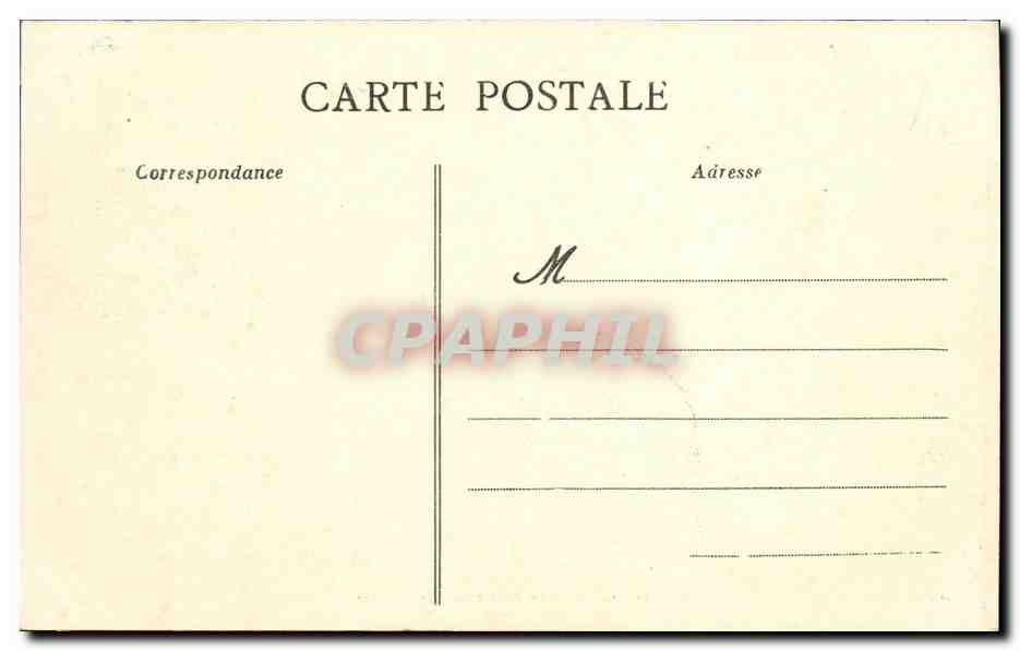 CPA Caen la Passerelle Vaucelles — Verso