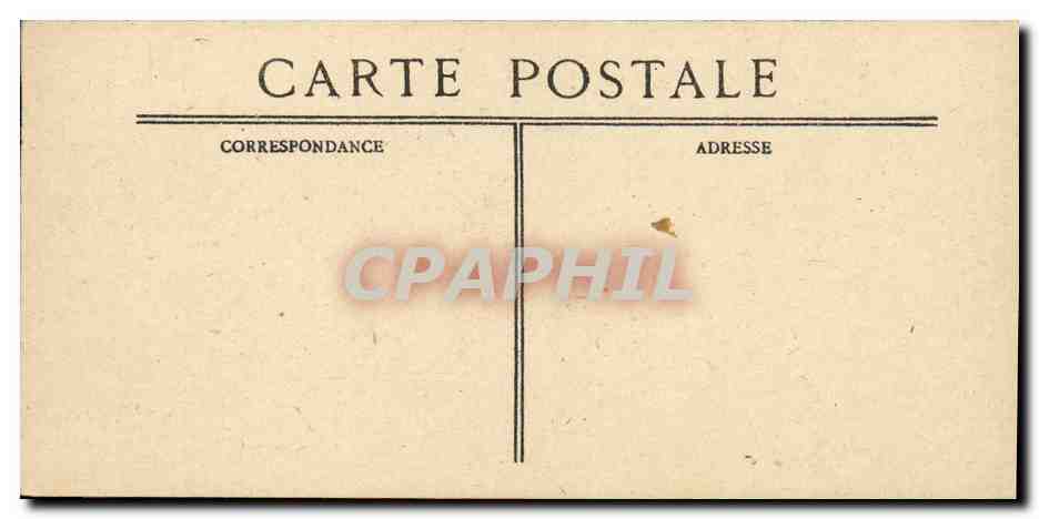 CPA Caen Le port Bateau — Rückseite