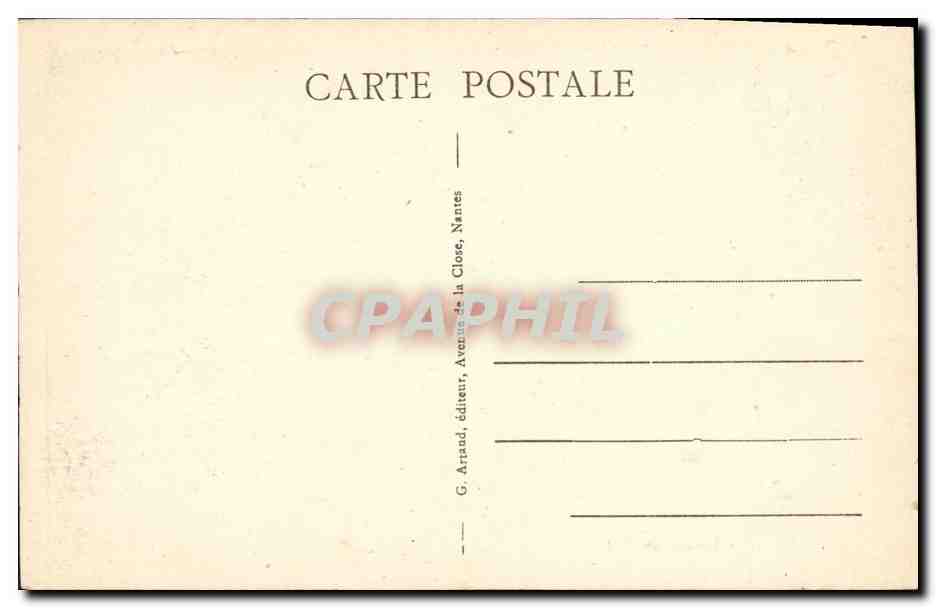 CPA Caen Un coin du port Bateaux  — Verso