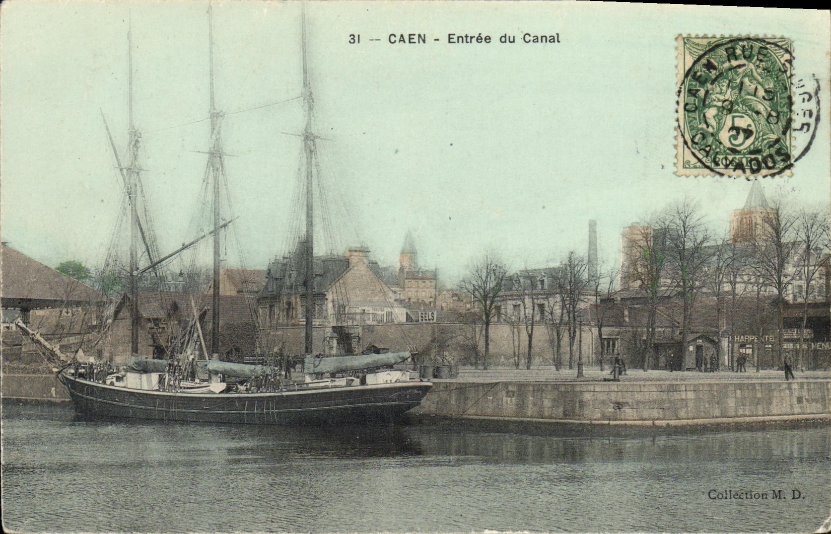 Caen — Entrée du Canal — Collection M. D.