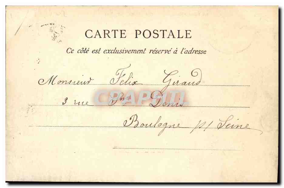 CAEN — Au Port — La C.P.A. Paris — Reverso