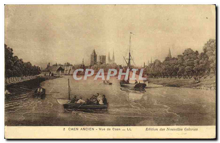 CPA Caen Ancien Vue de Caen