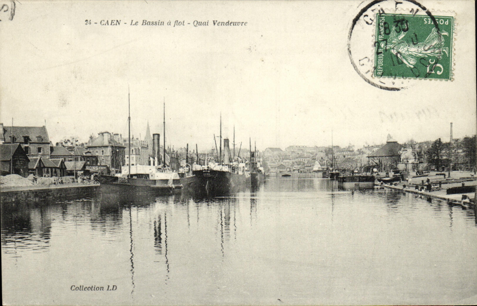 Caen — Le Bassin à flot - Quai Vendeuvre — Collection LD