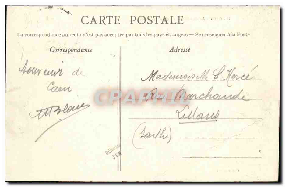 Caen — Le Bassin à flot - Quai Vendeuvre — Collection LD — Verso