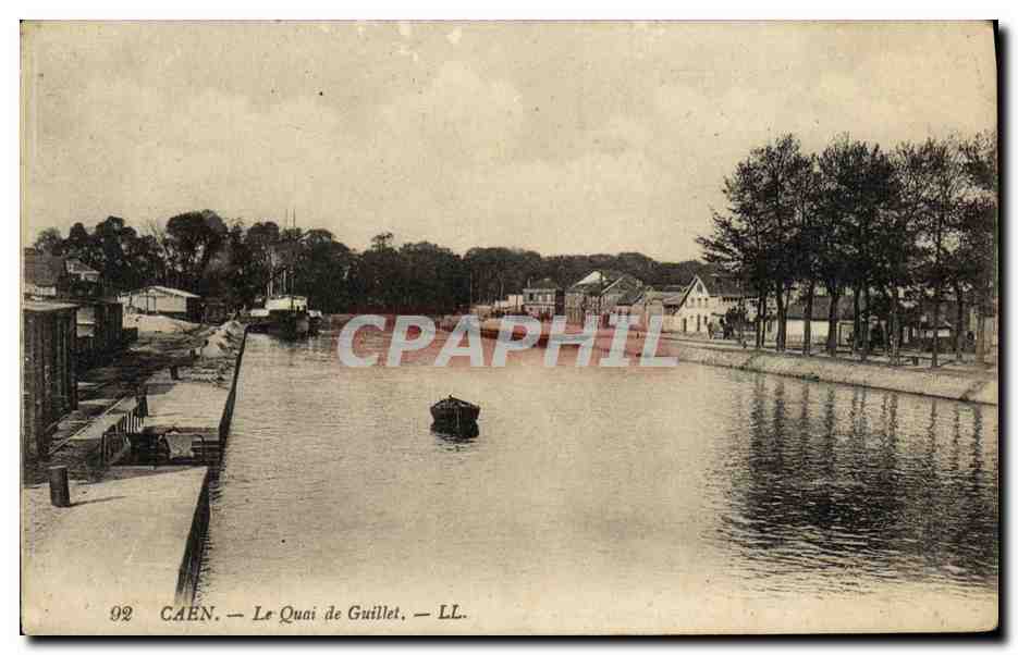 CPA Caen Le Quai de Guillet