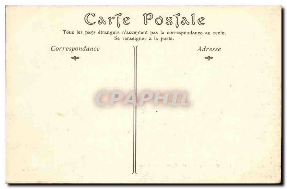 CPA Caen Le Port et l Eglise de la Trinite Bateaux — Verso