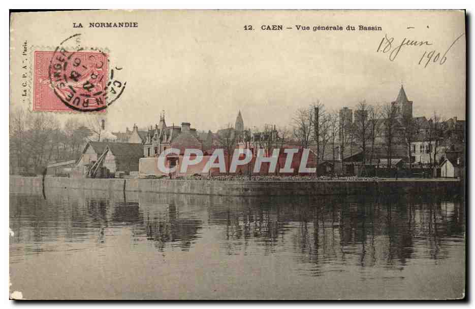 Caen — Vue générale du Bassin — La Normandie, n°12