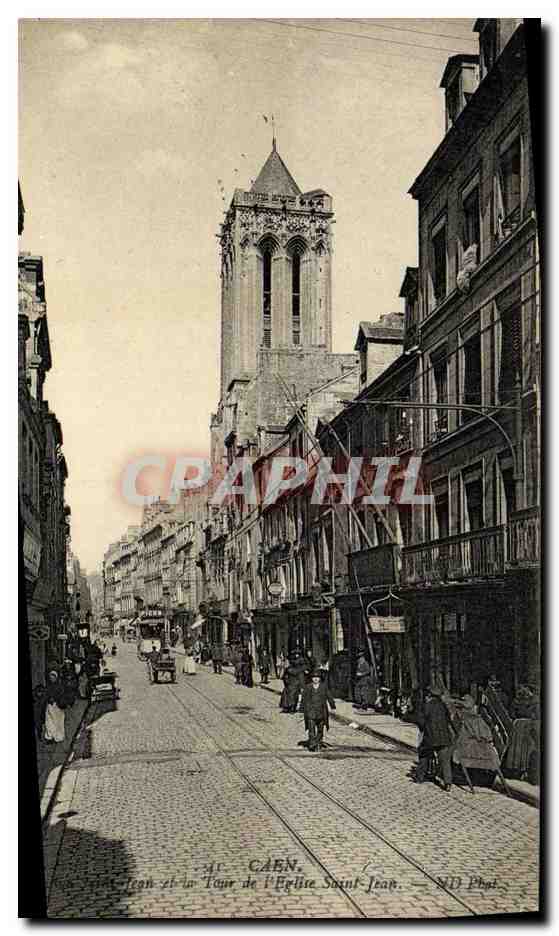 Caen — Tour de l'Église Saint-Jean — ND Phot.