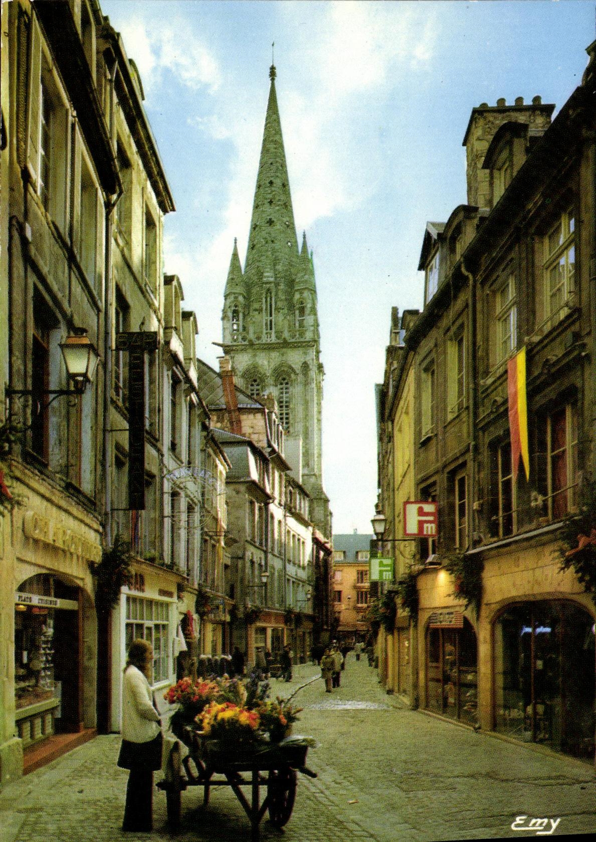 CPM Caen La rue froide rue typique du Vieux Caen reservee aux pietons