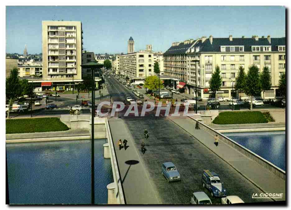 CPM Normandie France Caen La Rue Saint Jean
