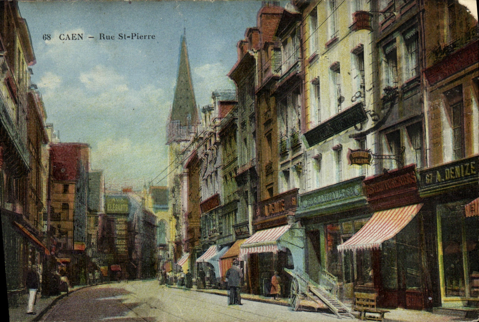 CPA Caen Rue St Pierre