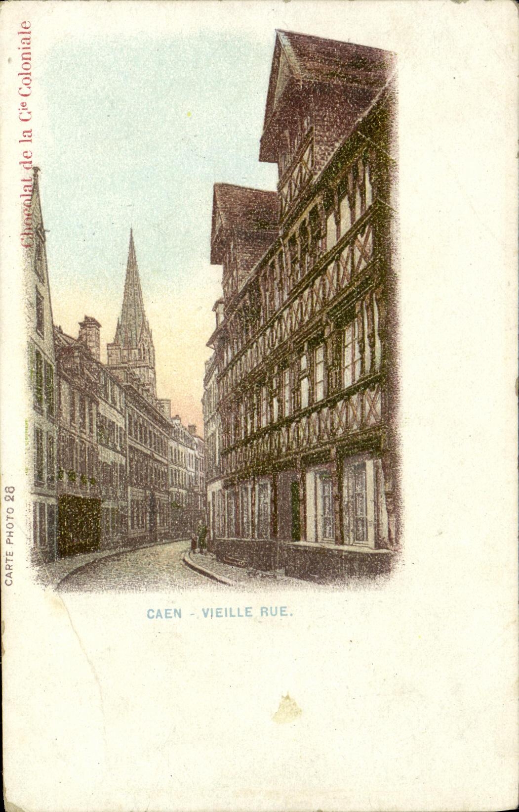 CPA Caen Vieille Rue