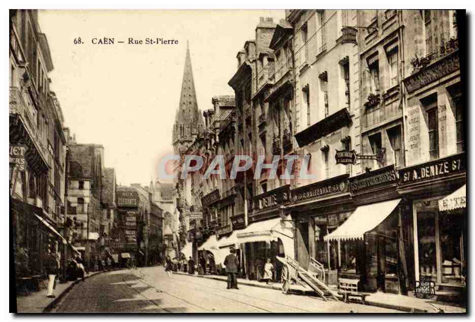 CPA Caen Rue St Pierre