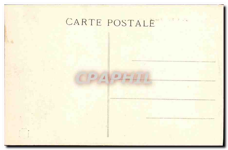 CPA Caen Rue St Pierre — Verso