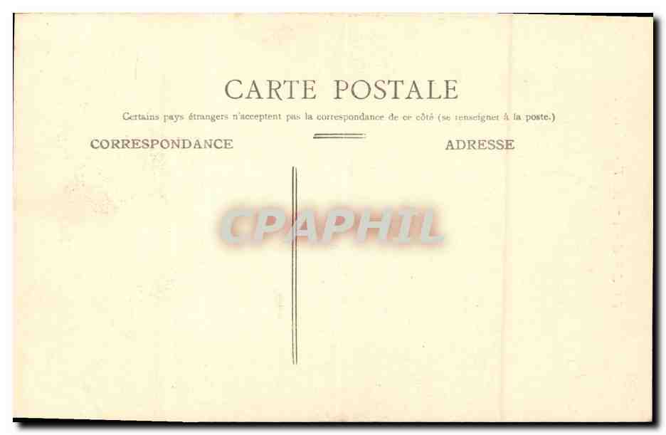 CPA Caen La Rue Froide Enfants — Verso