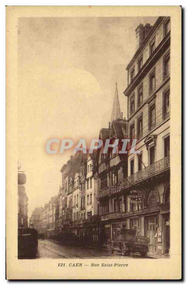 CAEN — Rue Saint-Pierre — A. Froment, phot.-édit., 123, rue Saint-Jean, Caen