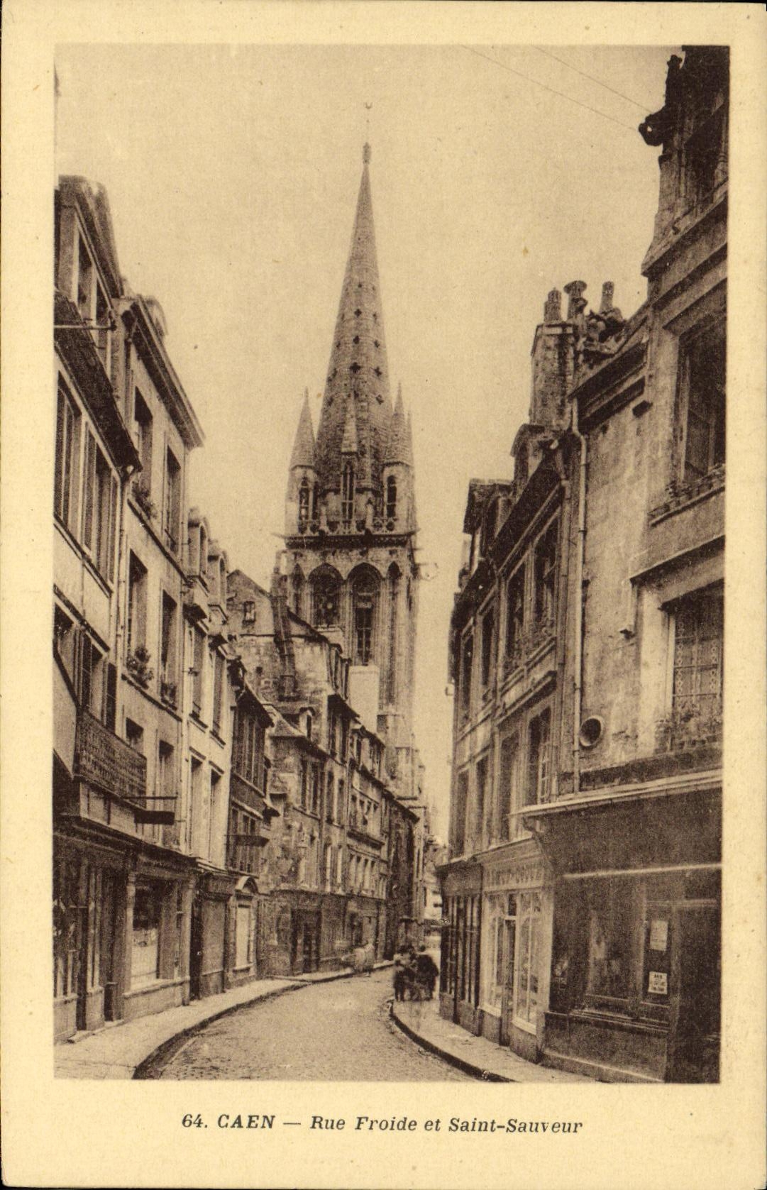 CAEN — Rue Froide et Saint-Sauveur — A. Froment, phot.édit., Caen