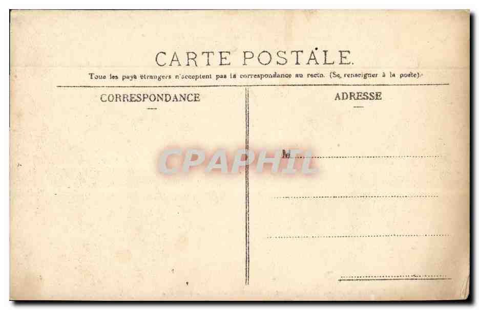 CPA Caen Rue d Auge — Verso