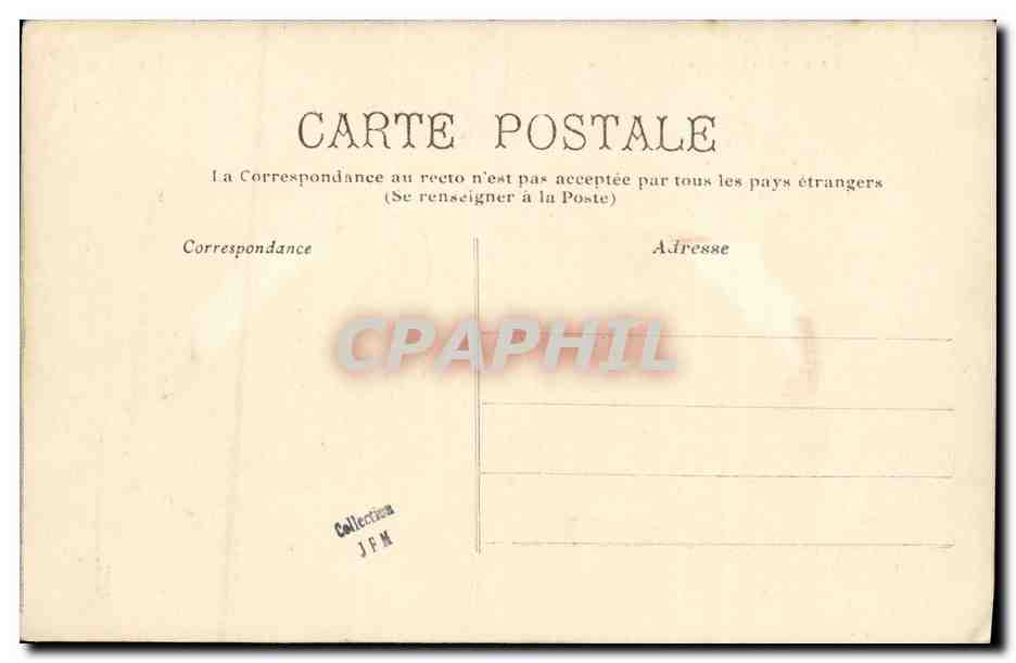 Caen - La Rue St-Jean — vue de la rue avec la cathédrale en arrière-plan — éditeur Dipont, n° 157 — Verso